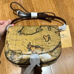 Patricia Nash world map shoulder or crossbody bag